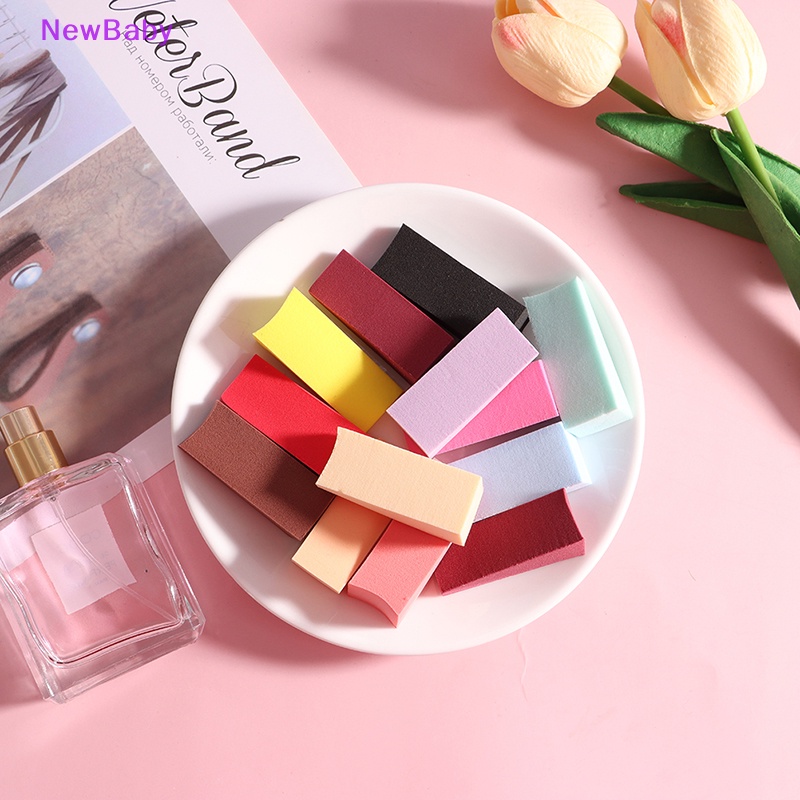 Newbaby 50Pcs Puff Spons Makeup Segitiga Super Soft Beauty Blender Puff Kosmetik ID