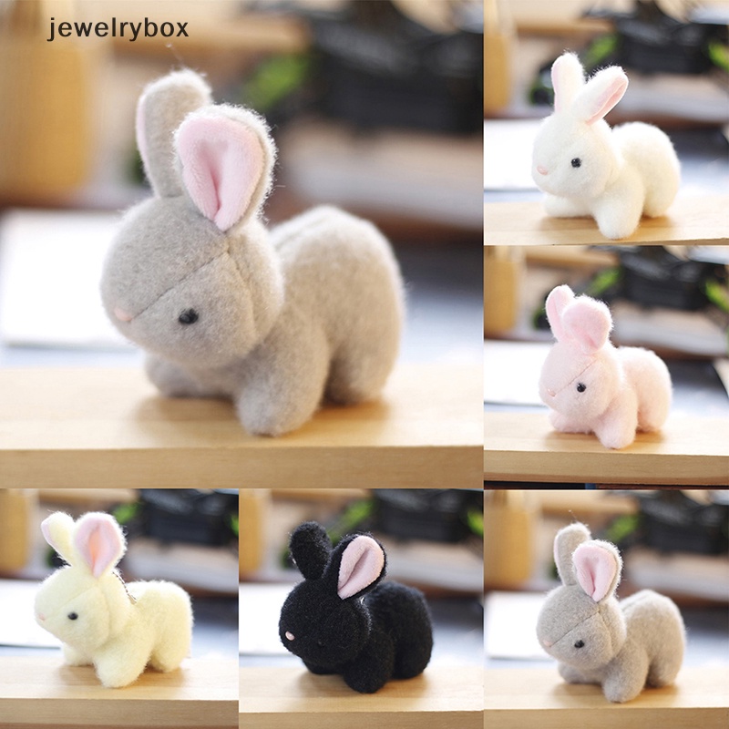 [jewelrybox] 1pc Cute Bunny Stuffed Plush Keyring Boneka Kelinci Gantungan Kunci Ransel Liontin Butik