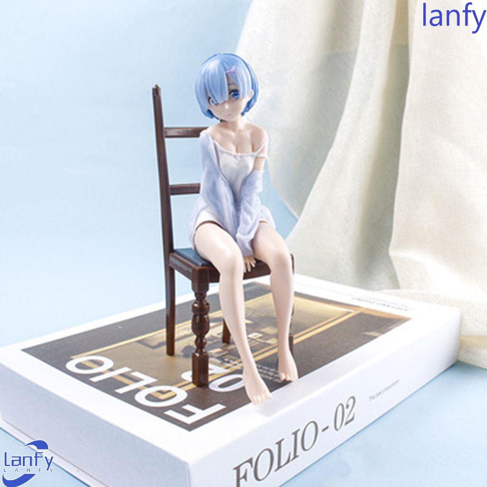 Lanfy Mainan Action Figure Rem Piyama Re Zero Starting Life In Another World Rem 17cm Bahan Pvc Untuk Koleksi