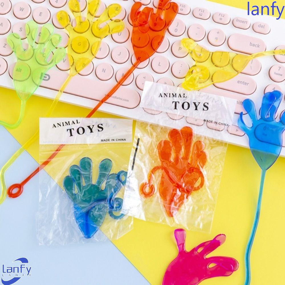 Lanfy Mendaki Rumit Tangan Mainan Elastis Anak Hadiah Dinding Mendaki Mainan Pesta Nikmat Sticky Palm Mainan Novelty Stretchable Sticky Palm