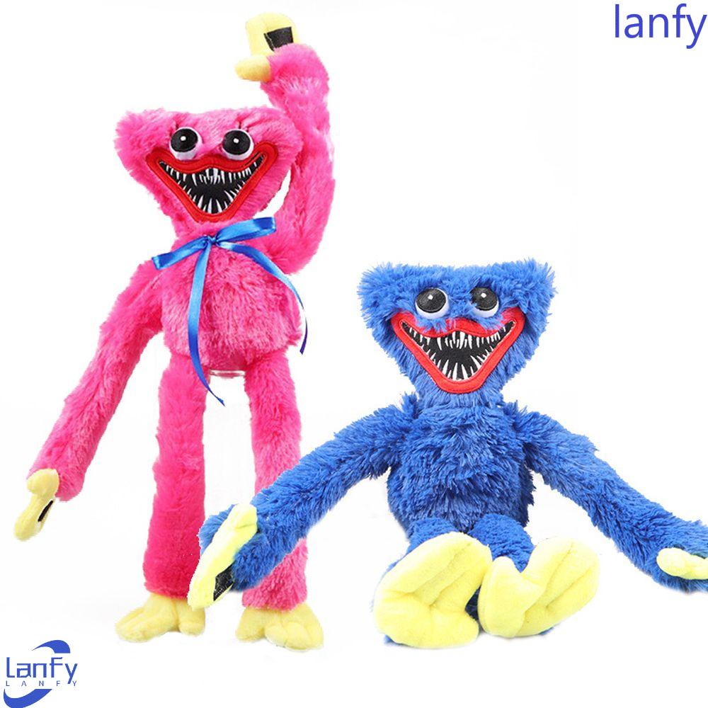 Lanfy Huggy Wuggy Mainan Mewah Horror Game Kawaii Anime Boneka Mainan Mengerikan Mainan Warna-Warni Anak Dewasa Hadiah Huggy Wuggy Boneka Boneka