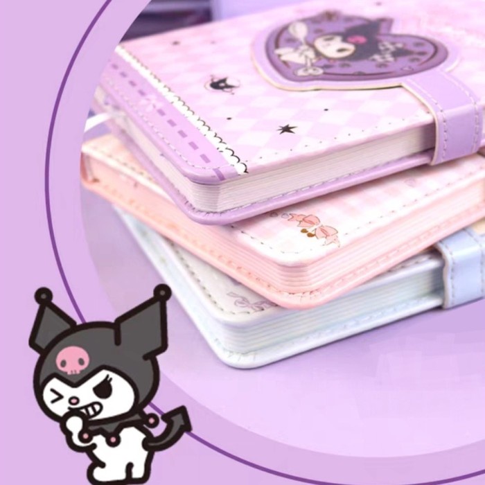 

Jurnal Cover A6 Buku Sanrio Kancing Tutup Cinamoroll Diary PU Kuromi C