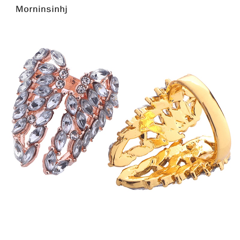 Mornin Wing Feather Rings Wanita Novel Desain Romantis Aksesoris Untuk Pesta Pembukaan Yang Dapat Disesuaikan Cincin Fashion Perhiasan Hadiah id