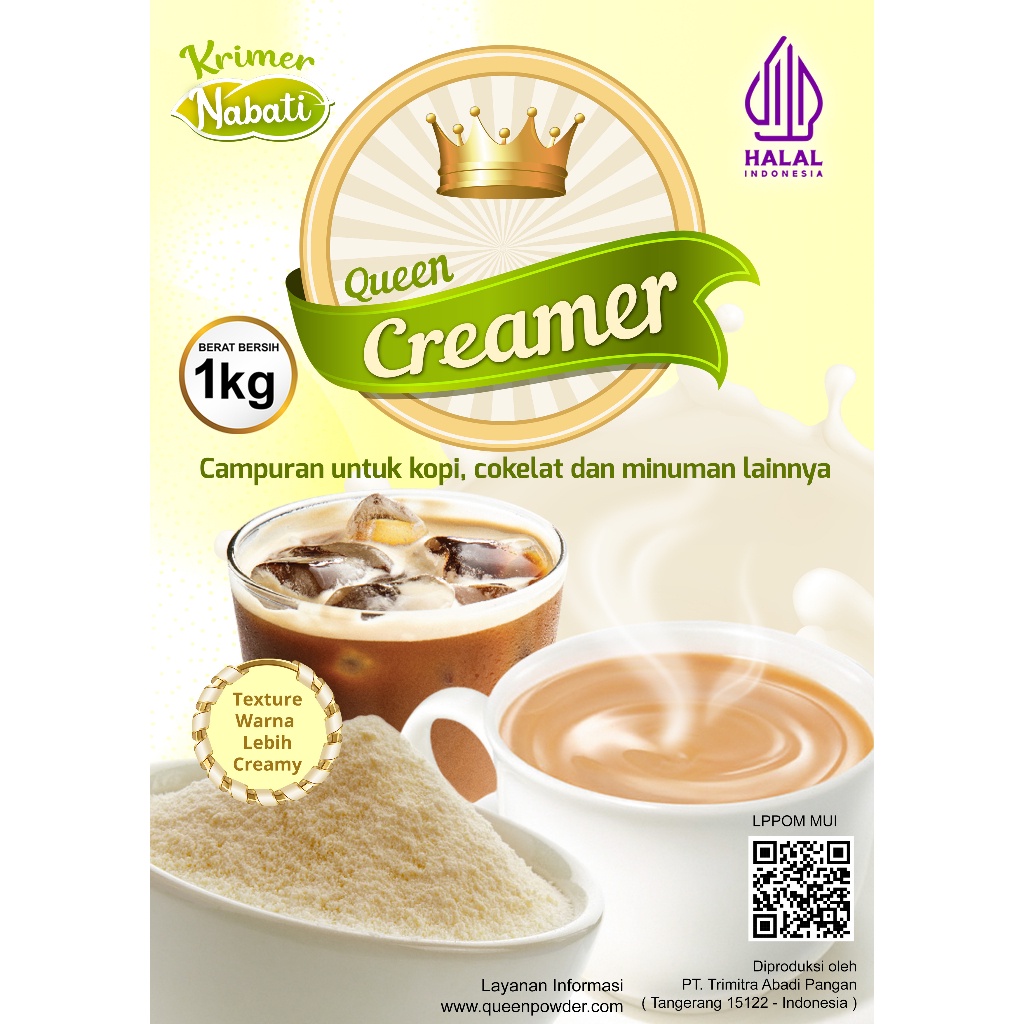 

Krimer Nabati / Creamer Untuk Minuman Super Premium 1 Kg