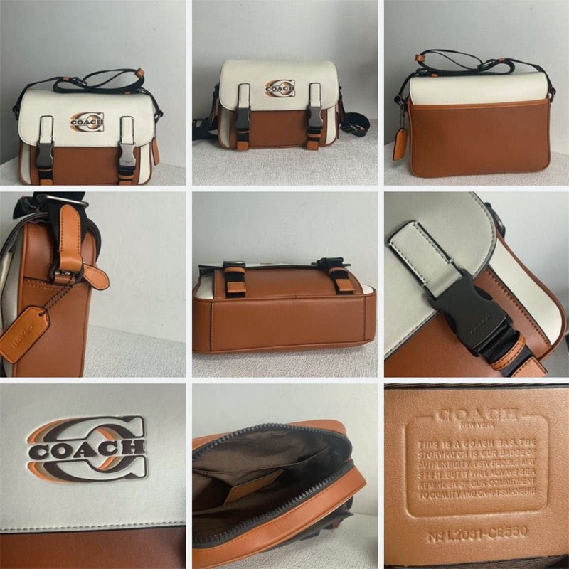 Coach Track Crossbody In Colorblock With Coach (CE 550) new arrival