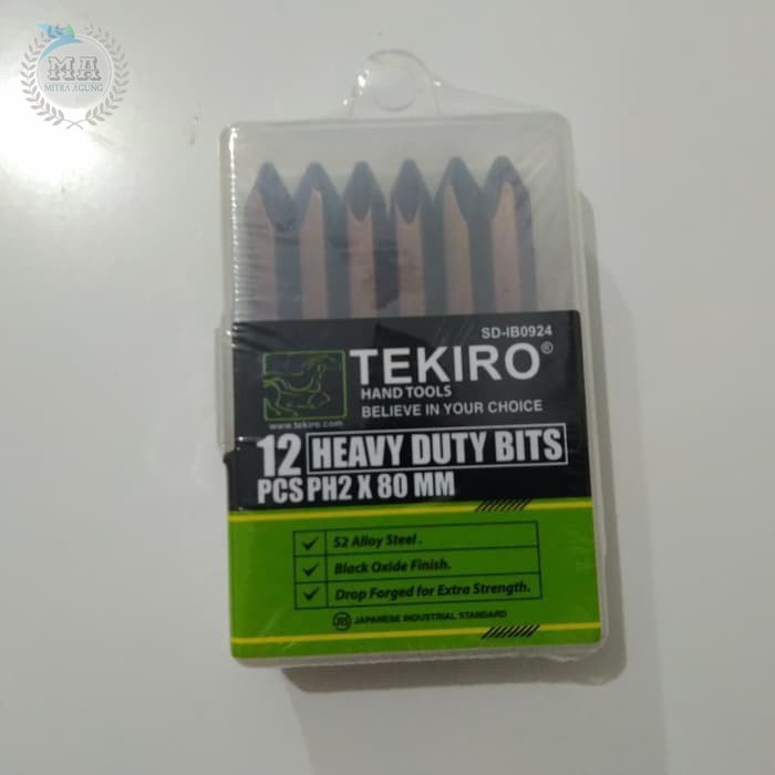 TEKIRO Mata Obeng Ketok PLUS &amp; MINUS PH2 ORIGINAL