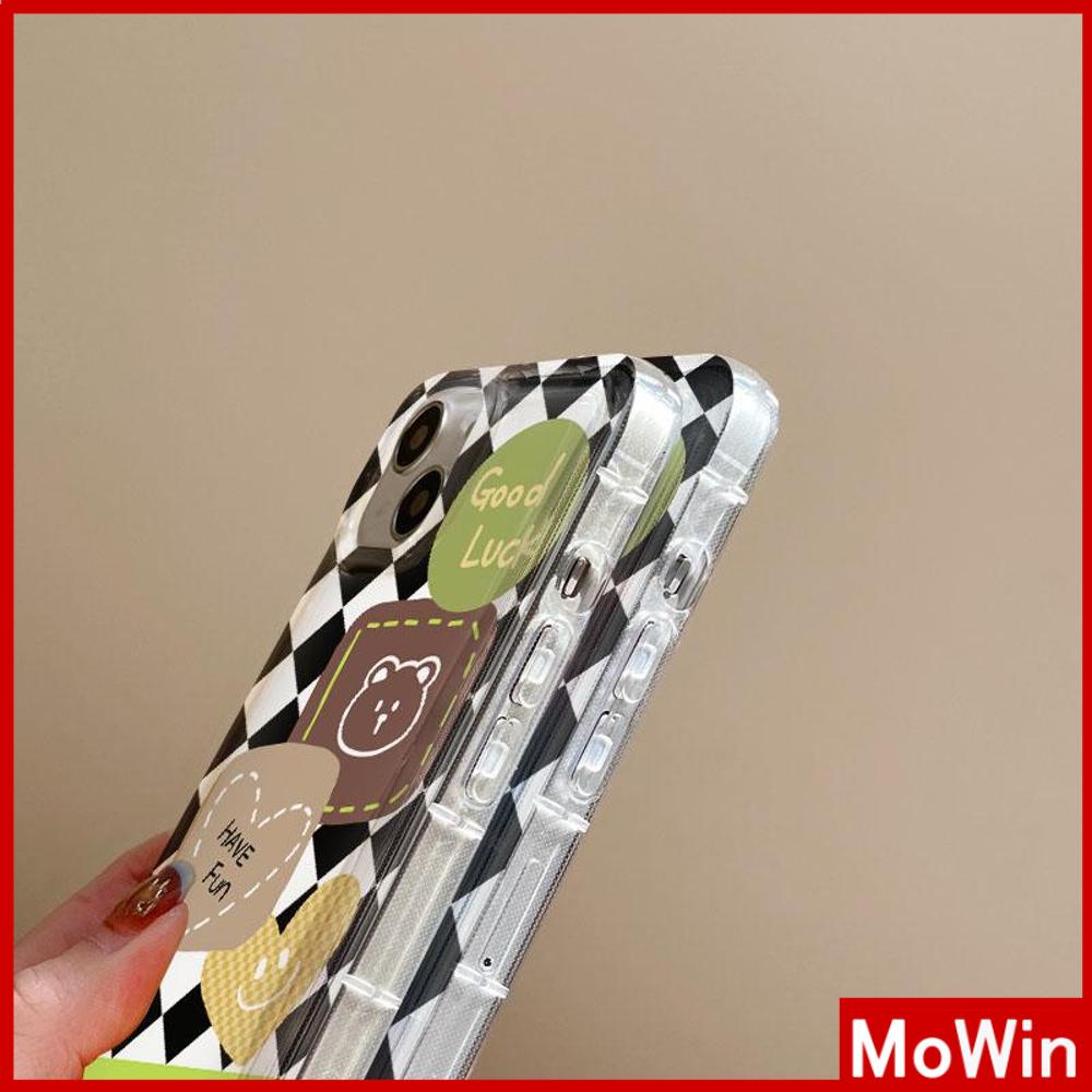 For iPhone 14 Pro Max iPhone Case Clear Case TPU Soft Case Airbag Shockproof Cute Cute Cartoon Bear Compatible with iPhone 13 Pro Max iPhone 12 Pro Max 11 7Plus 6Plus XR xs max