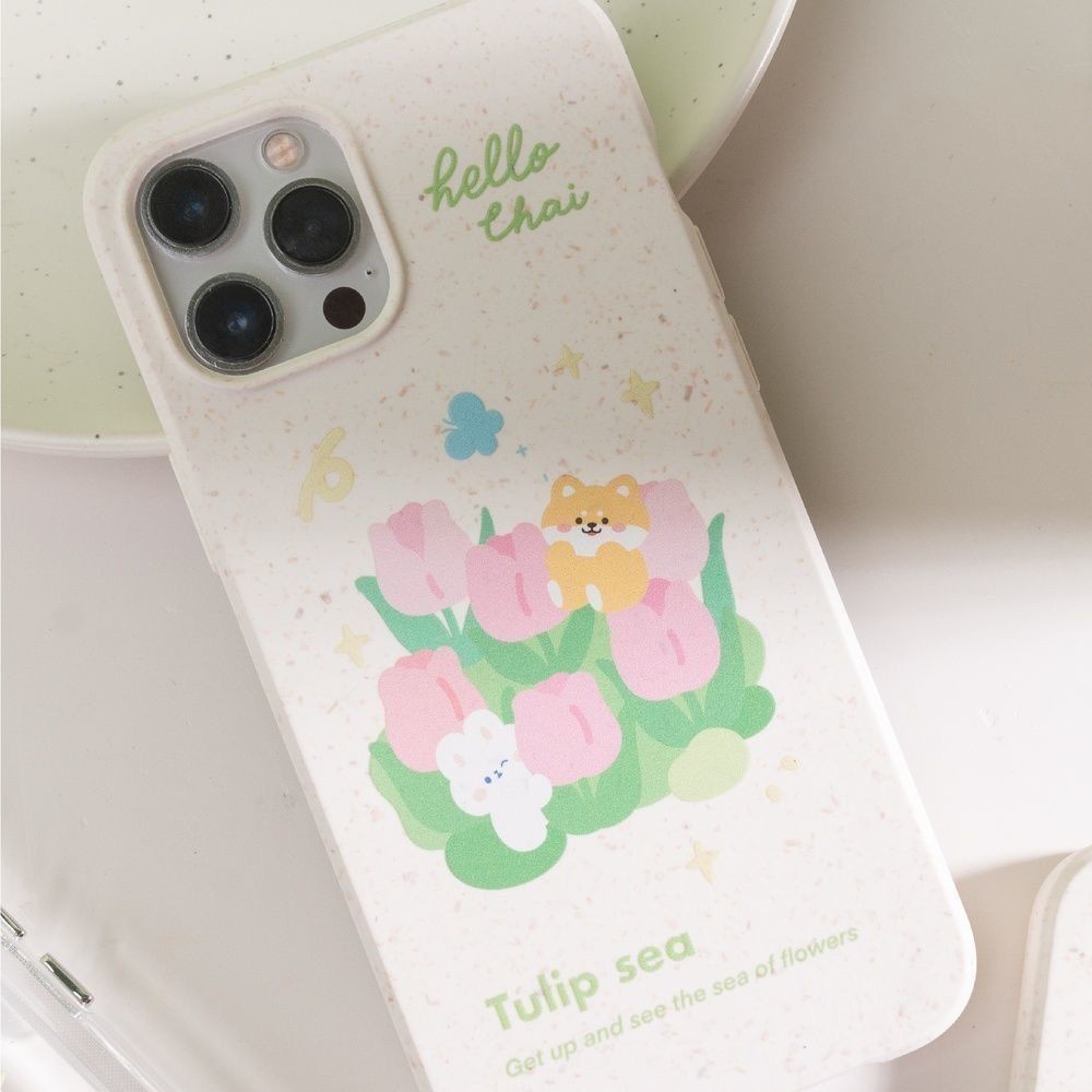 Cocok Untuk Iphone14 Pro Max iPhone Phone Case Ramah Lingkungan Degradable Phone Case Kamera Perlindungan Tahan Guncangan Kompatibel Dengan iPhone 13 13pro 13prm iPhone 11 7Plus 8Plus Xr XS 12 Pro Max Casing Ponsel