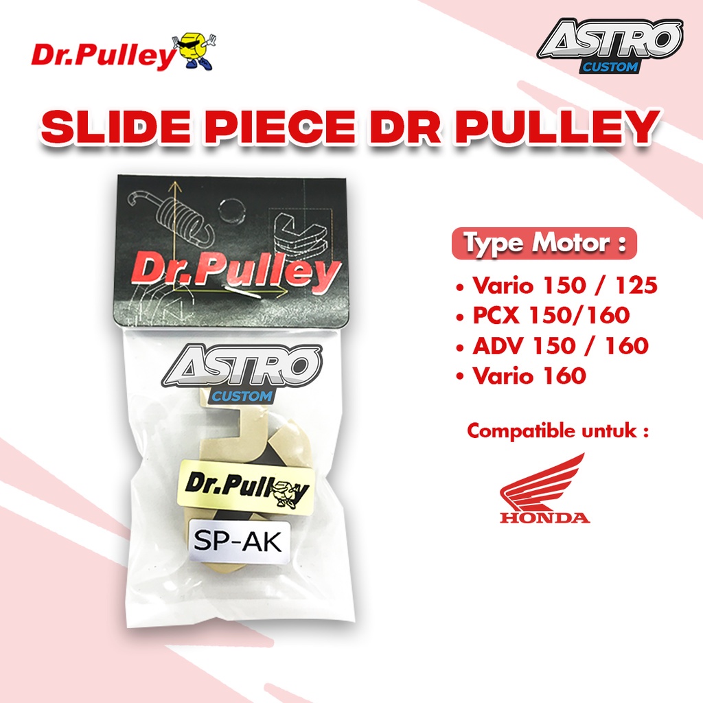 Slide Piece Vario 125 150 PCX 125 150 CBU PCX 150 LOKAL ADV Dr Pulley Slider Karet Rumah Roller Piece Slide