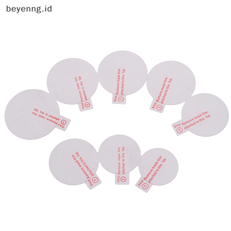 Beyen 1pc Pelindung Layar Tempered Glass Untuk 28.30.34.35.36.37.38/40mm Bulat Watch ID