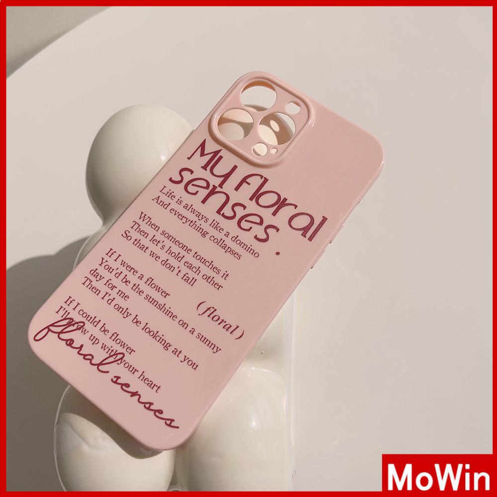 For iPhone 14 Pro Max iPhone Case Cream Glossy Soft Case TPU Shockproof Camera Cover Protection Letters Simple Compatible with iPhone 13 Pro max 12 Pro Max 11 xr xs max 7Plus 8Plus