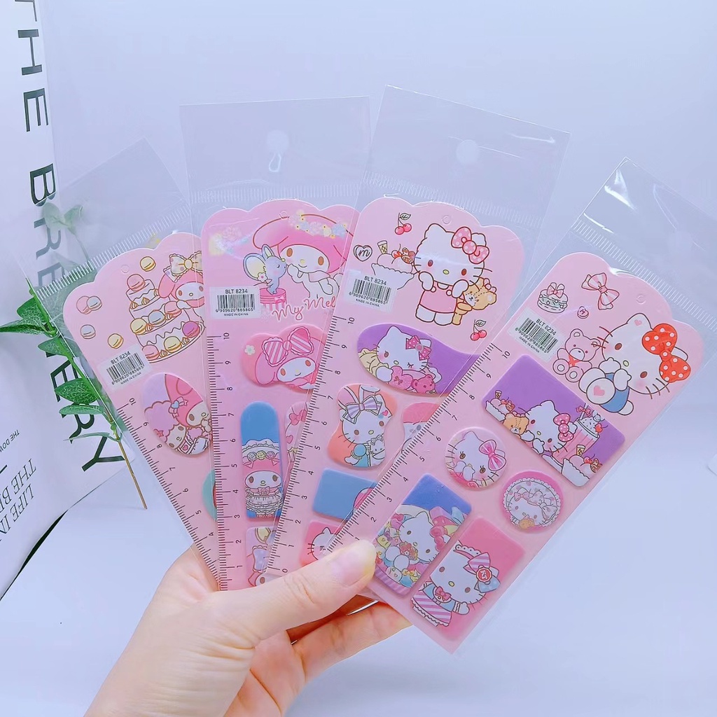 Sticky Mark Sanrio / Sticky Mark kuromi melody sticky mem mini imut