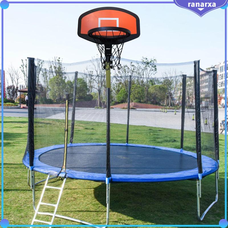 [Ranarxa] Trampoline Basket Hoop Basket Goal Trampolin Aksesoris Trampolin Tempel Backboard Basket Untuk Indoor, Taman, Bermain, Anak-Anak