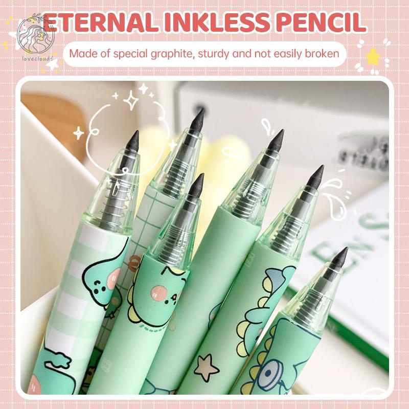 Pensil Abadi Kreatif Cewek Cantik Awet Tidak Mudah Patah Pensil Tidak Diraut L