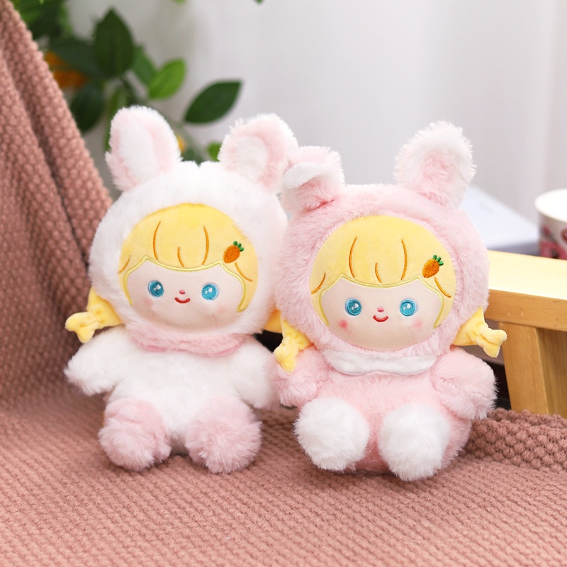 Mainan Plush Anak Perempuan Kelinci Boneka Katun Pp Menggemaskan Untuk Anak-Anak 25cm