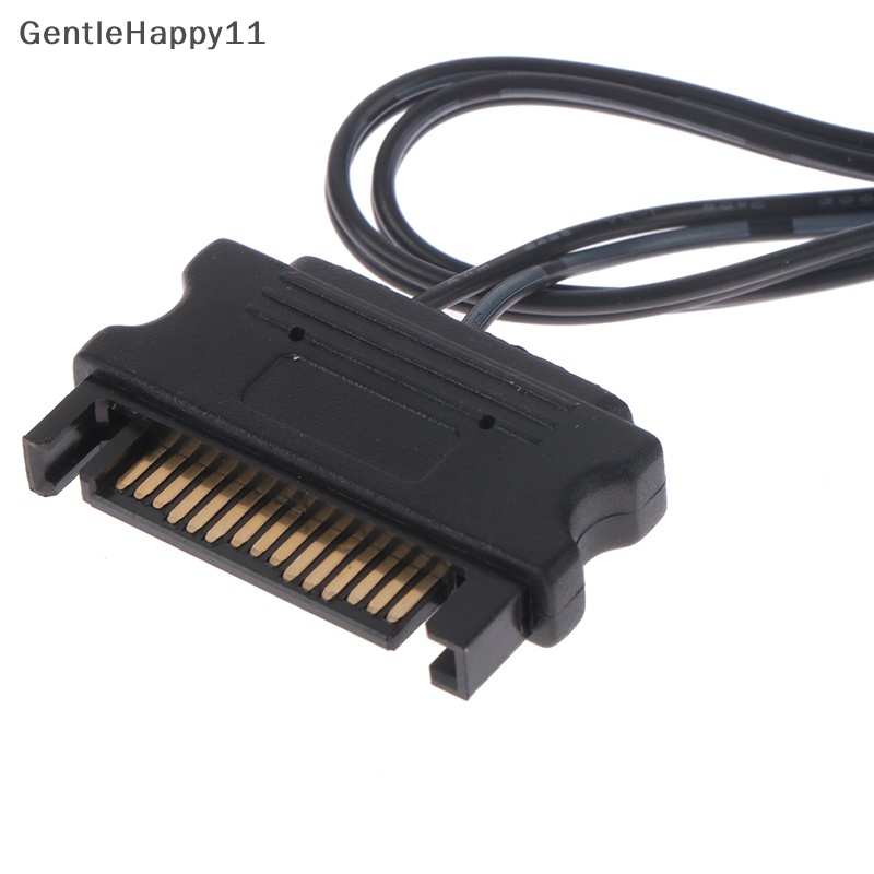 Gentlehappy ARGB Controller Perpanjang Kompatibilitas Lebar Kabel 3pin Ke SATA Pin Controller id