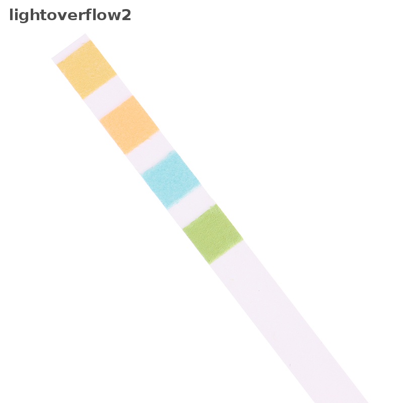 [lightoverflow2] 100pcs PH0-14 Kertas Tes Laboratorium Rumah Tangga Indikator Ilmiah Lakmus Asam Alkali Tesg PH Test Meter [ID]