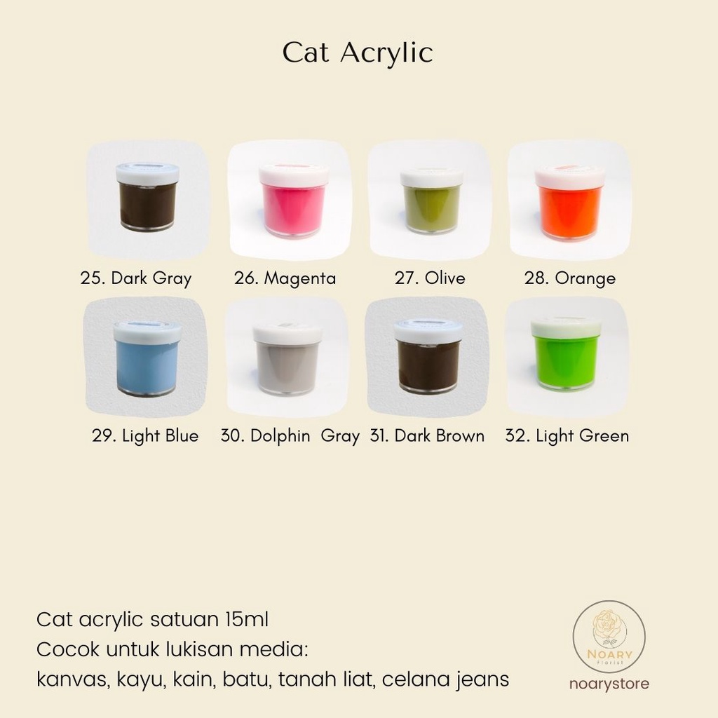 POM ACRYLIC COLOR / Cat Acrylic Premium Color