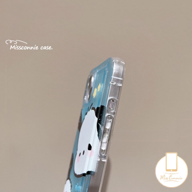 Casing Untuk Redmi Note10 11 8 11s 9 10 Pro Max 10s Redmi 12C 9 10C 10A A1 9T 10 9A 9C NFC POCO F4 Kartun Lucu Pochacco Melody Couple Airbag Shockproof Transparan Soft Case