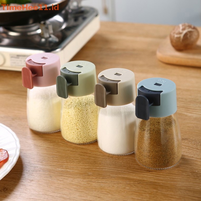 Timehee Pressed Salt Control Shaker Takaran Pengocok Garam Sealed Tahan Lembab Jar ID