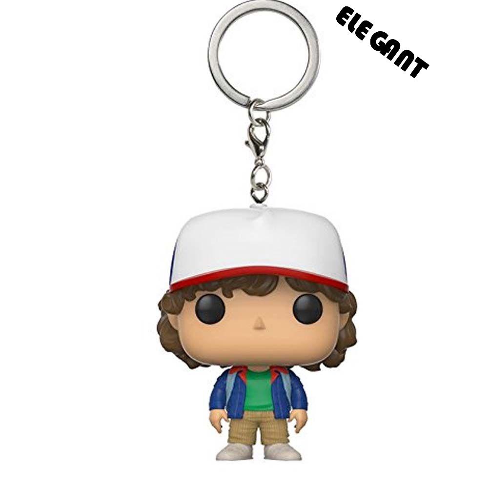 [Elegan] Stranger Things Hadiah Natal 5cm FUNKO POP Animasi Peripheral Liontin Mainan Anime Gantungan Kunci