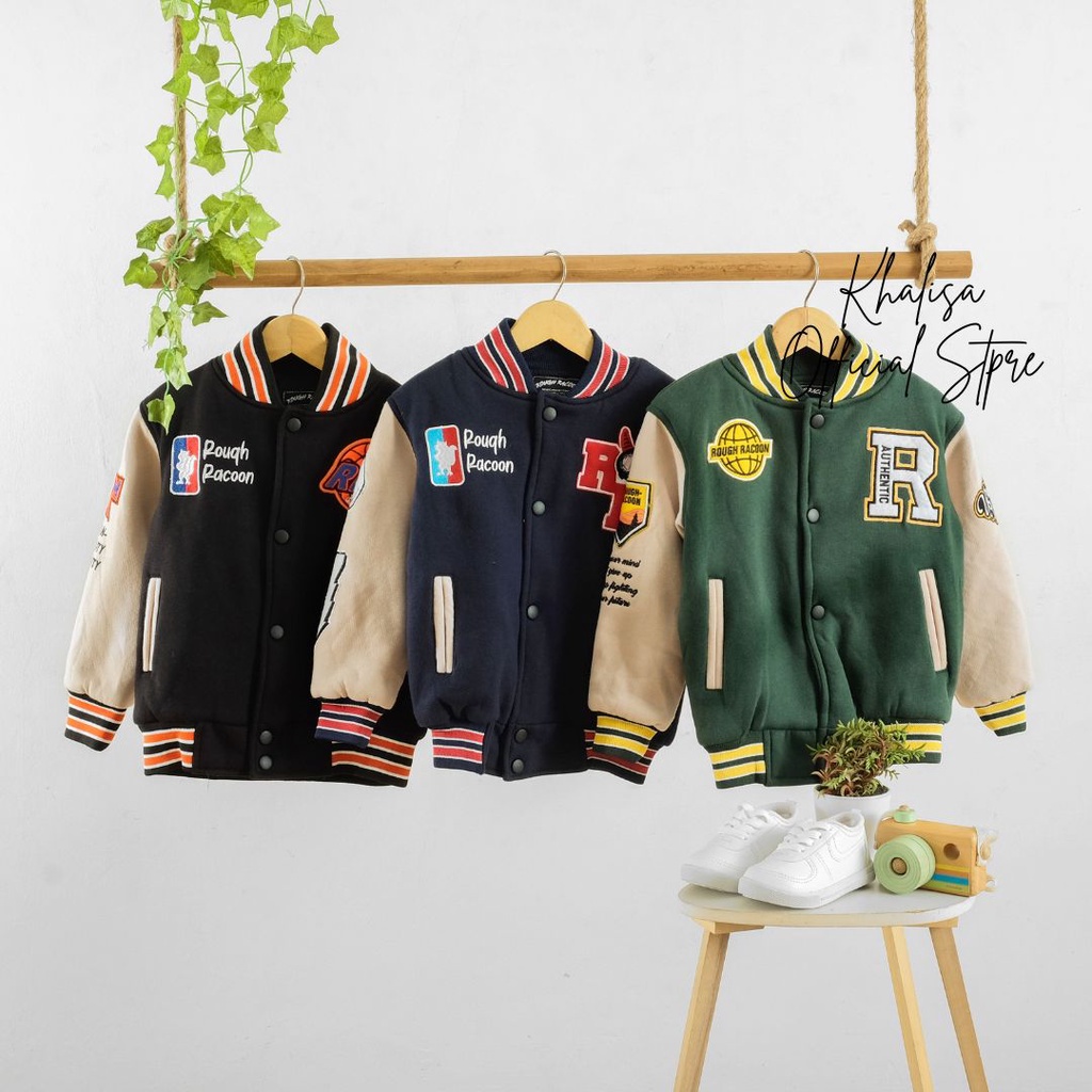 Jaket Anak Baseball Laki-laki &amp; Perempuan 3thn s/d 12thn