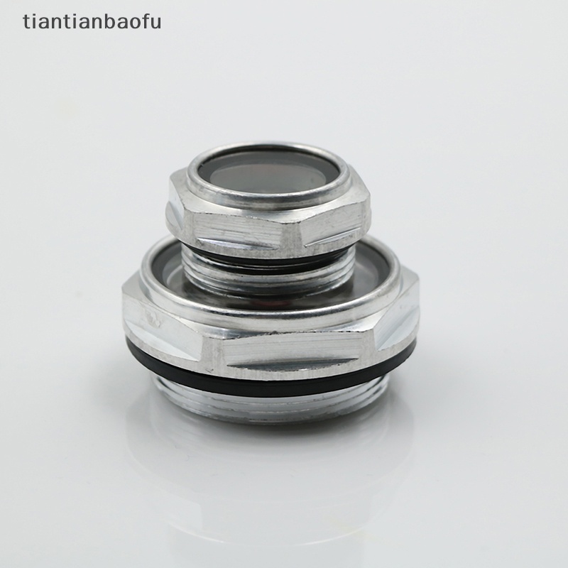 [tiantianbaofu] 16mm-48mm male Thread metal air or oil level sight glass Boutique