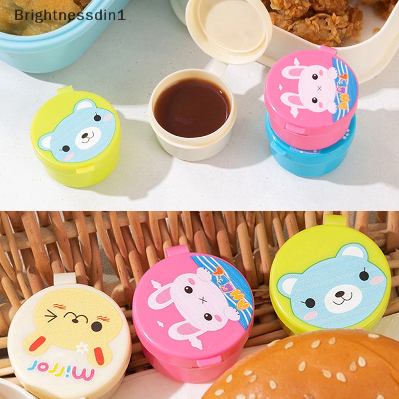 [Brightnessdin1] Botol Saus Bumbu Mini Lucu Portable Kecap Salad Dressing Container Bento Butik