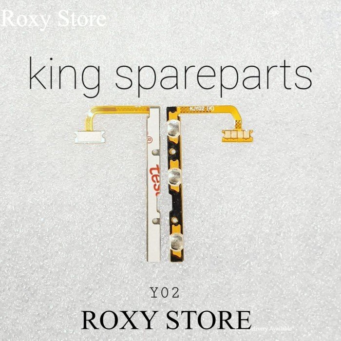 FLEXIBEL FLEXIBLE FLEKSIBEL ON OF OFF VOLUME VIVO Y02 ORIGINAL