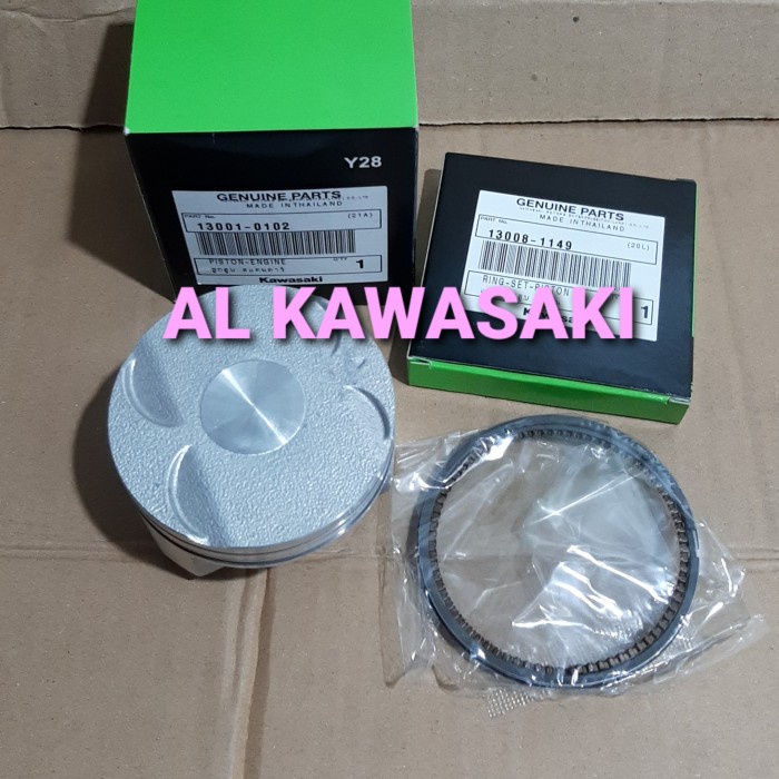 piston kit piston plus ring seher klx250 klx 250 original Kawasaki