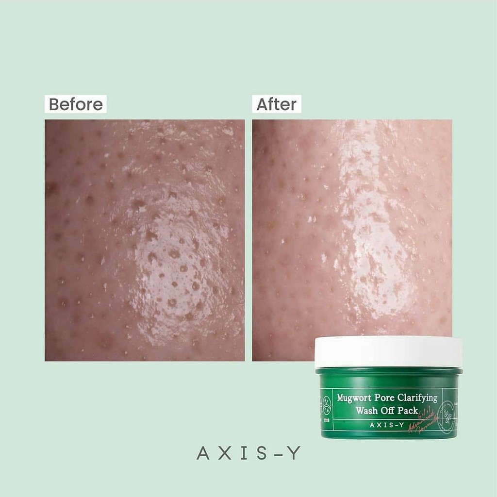 AXIS-Y Mugwort Pore Clarifying Wash Off Pack Original Clay Mask / Axis y mugwort / Axis-y Clay Mask