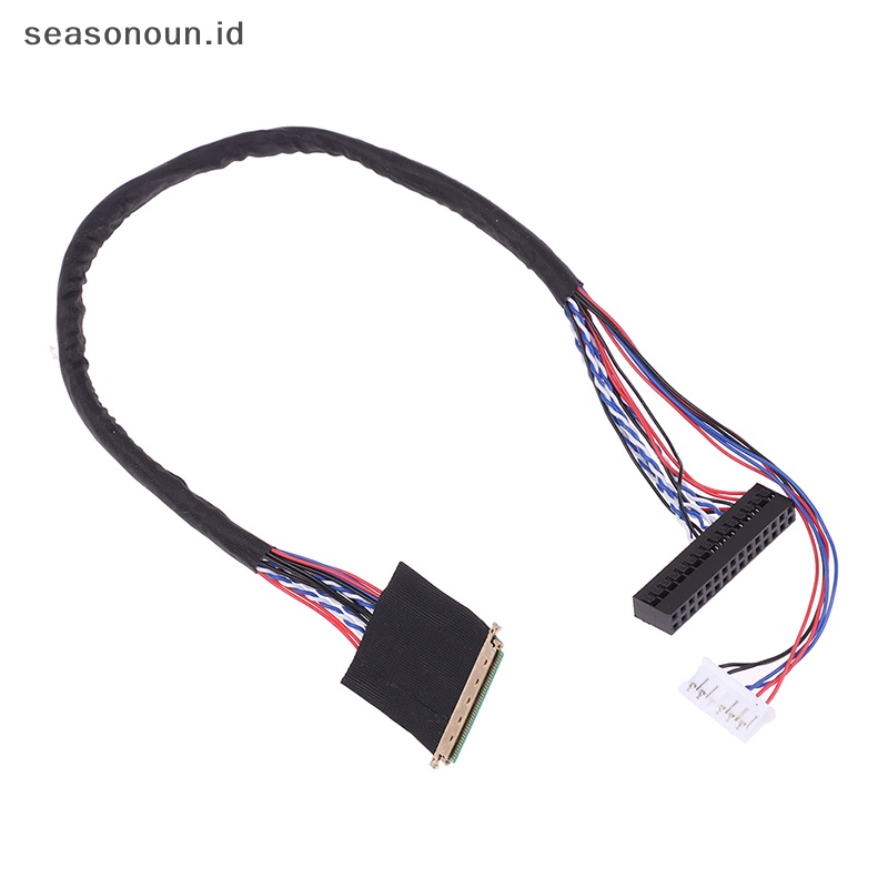 Seasonoun 1PC New Arrival 40pin 1channel 6bit Kabel Layar LVDS LCD LED Untuk Display.