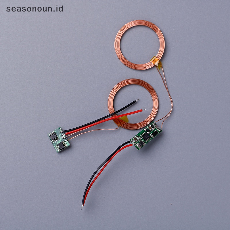 Seasonoun 5V wireless charging transmitter+receiver Modul power supply Induktif charger.