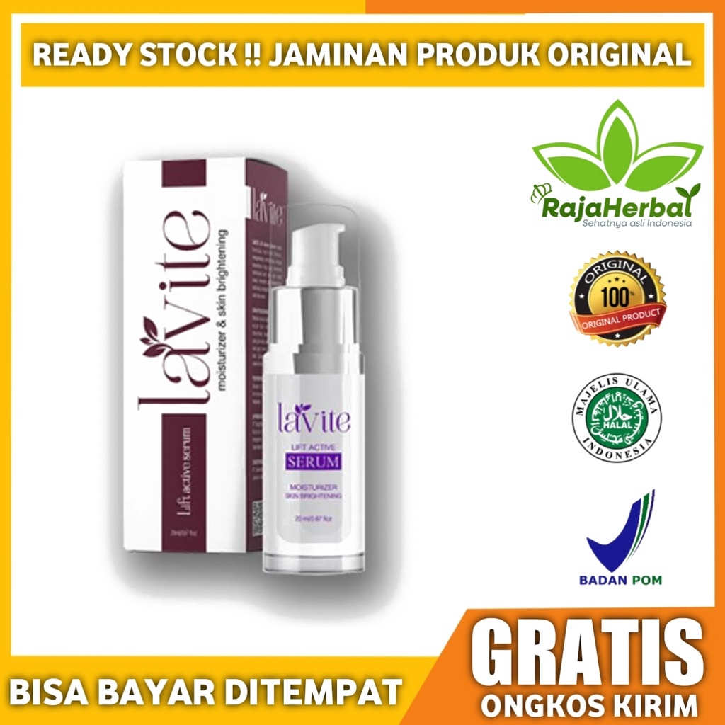 (BHJ)Lavite Asli Serum Anti Aging - Prmutih Serta Menghilangkan Flex kerut(Gratis ongkir)