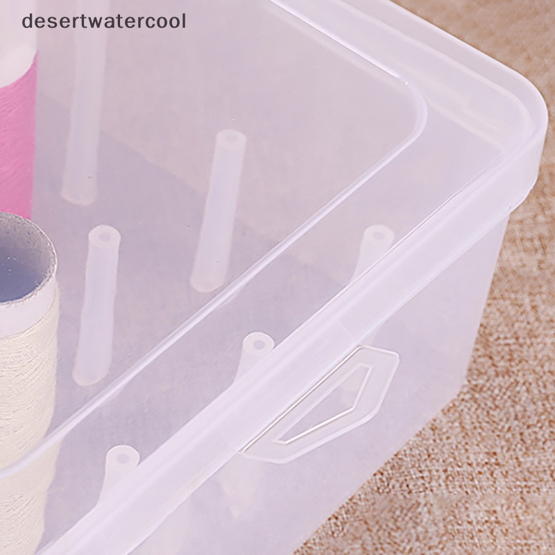 Deid Kotak Penyimpanan Benang Jahit 42buah Spools Bobbin Carry Case Wadah Holder Craft Spool Organizing Case Sewing Storage Box Martijn