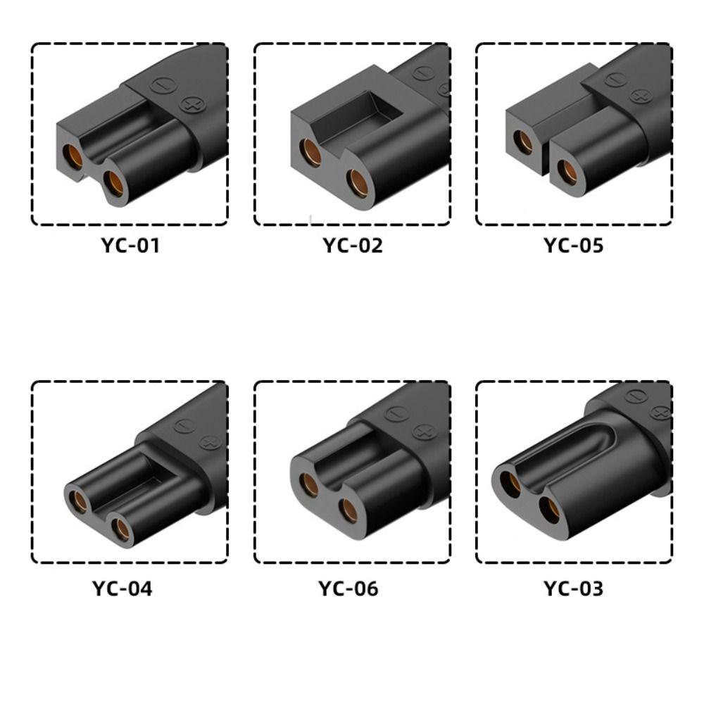 TOP 6pcs /set Konverter Pengisian Daya Universal Untuk Mencukur Untuk Steker Adaptor Daya Pentium