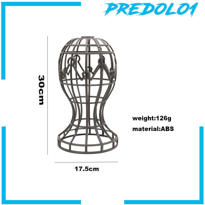 [Predolo1] Travel Stand Foldable Gantungan Pengering Stabil Topi Topi Rak Display