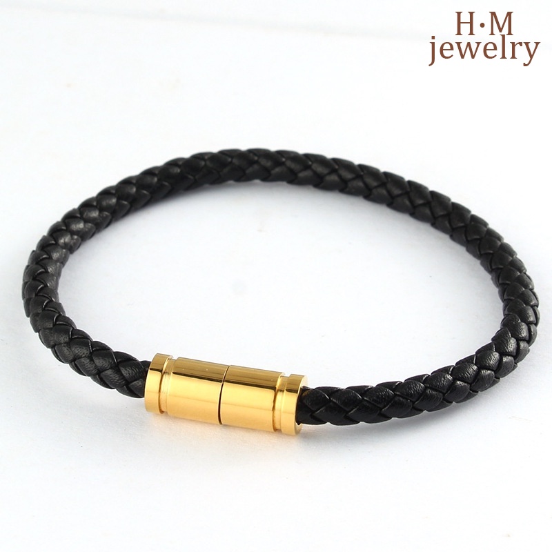 Gelang Tali Bunga Bucket Magnet Fashion Mewah Terjangkau Suction Magnetic Snap Opening Bracelet