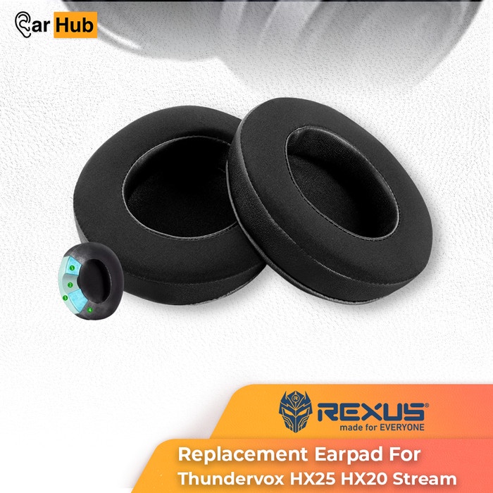 Earcup/Earpad/Ear Cushion Rexus Thundervox HX25 HX20 Stream Busa Foam