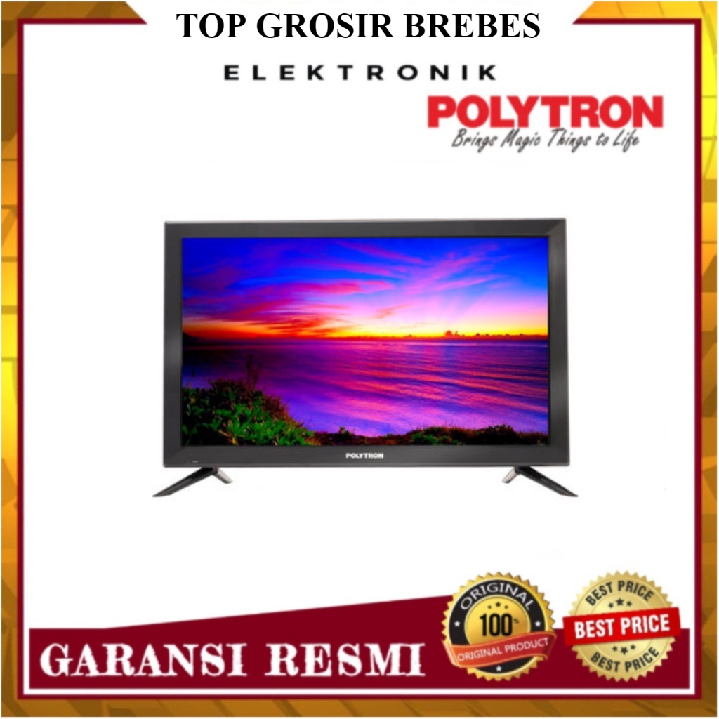 LED TV 24 INCH POLYTRON PLD 24V0853 DIGITAL LED POLYTRON PLD-24V0853
 TOP GROSIR BREBES