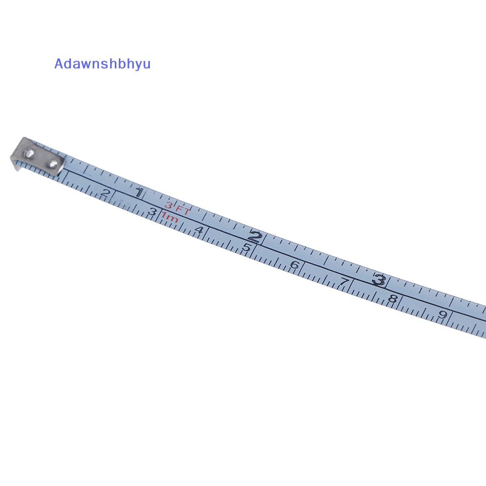 Adhyu 1Pc Gantungan Kunci Mini key ring Mudah Ditarik tape measure Tarik Penggaris 1m ID