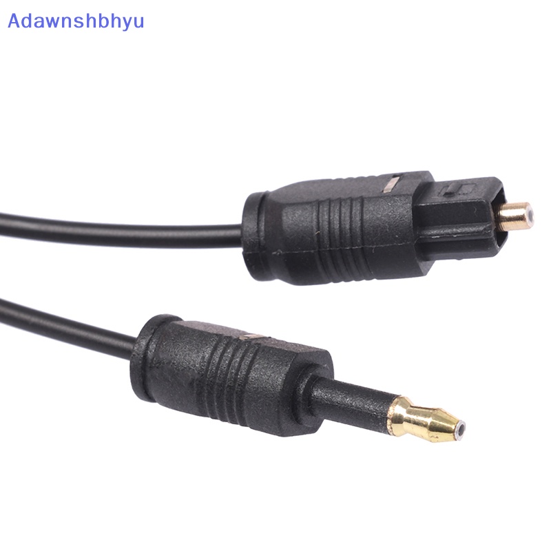 Adhyu 1.96Ft Toslink Male to Mini Plug 3.5mm Male Digital Optik SPDIF Kabel Audio ID