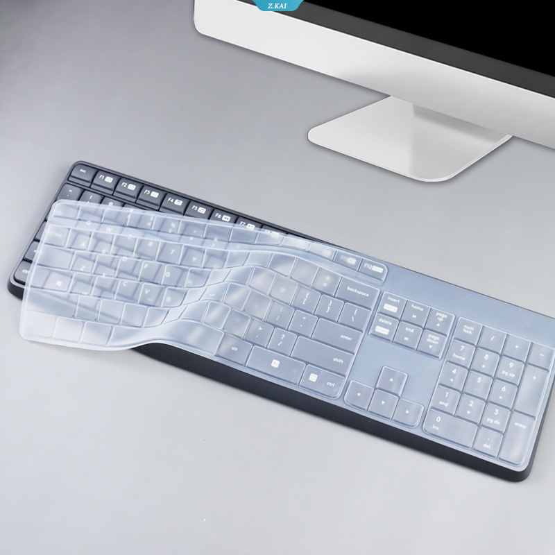 1pcs Cover Pelindung Film Keyboard Ultra Tipis Tahan Air Dan Debu Untuk Model Logitech 15.6 Inch K375S MK235 MK315 Film Keyboard Komputer [ZK]
