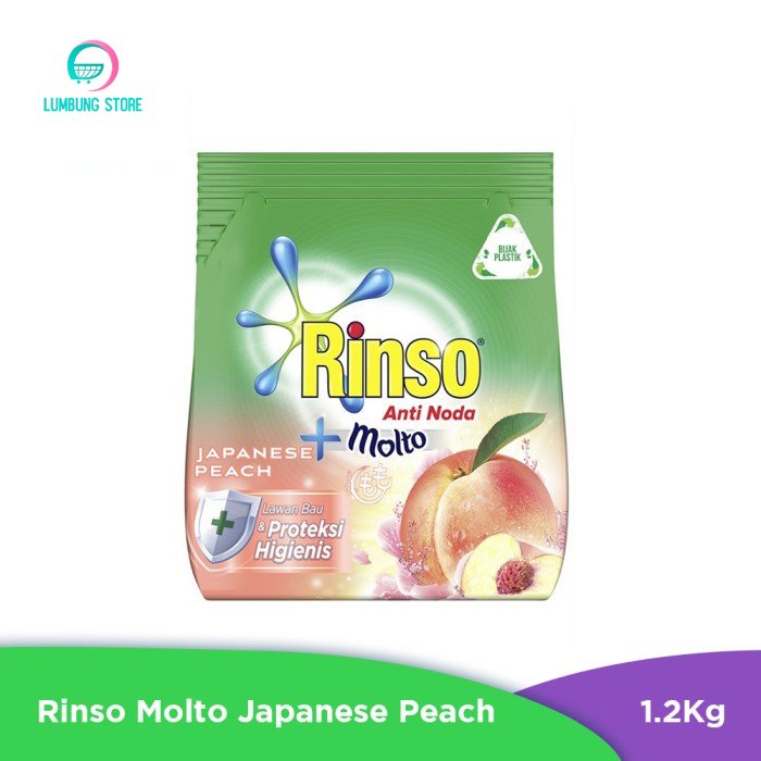 Rinso Molto Japanese Peach 1.2 kg