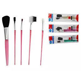 Kuas Make Up Isi 5 / Kuas Set 5 In 1 Make Up Brush Set Packing Tas / Make Up Tools