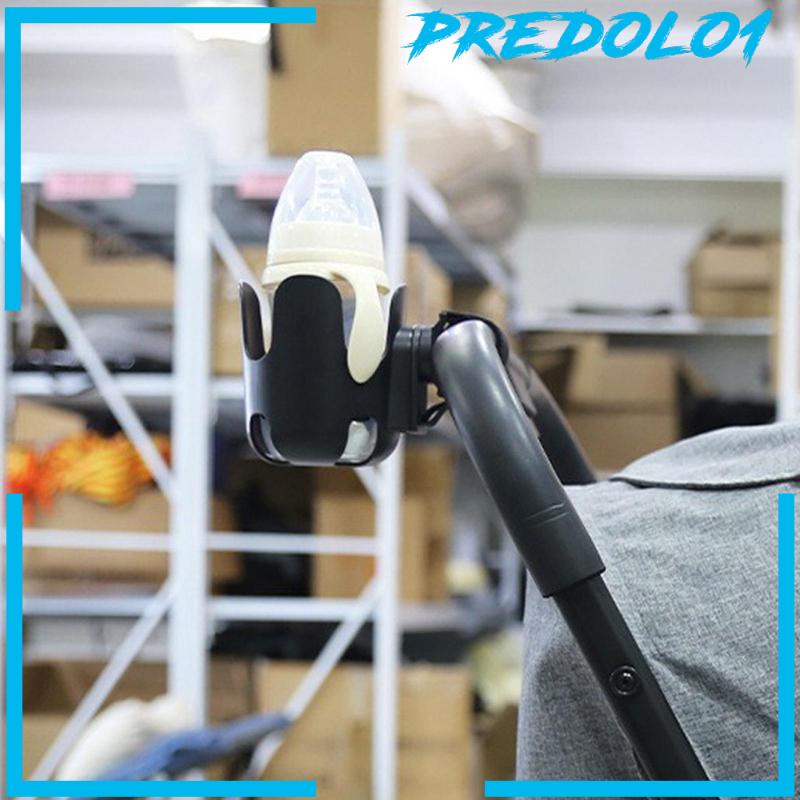 [Predolo1] Cup Holder Stabil Tempat Botol Air Minum Untuk Roda Tiga Pram Kursi Roda