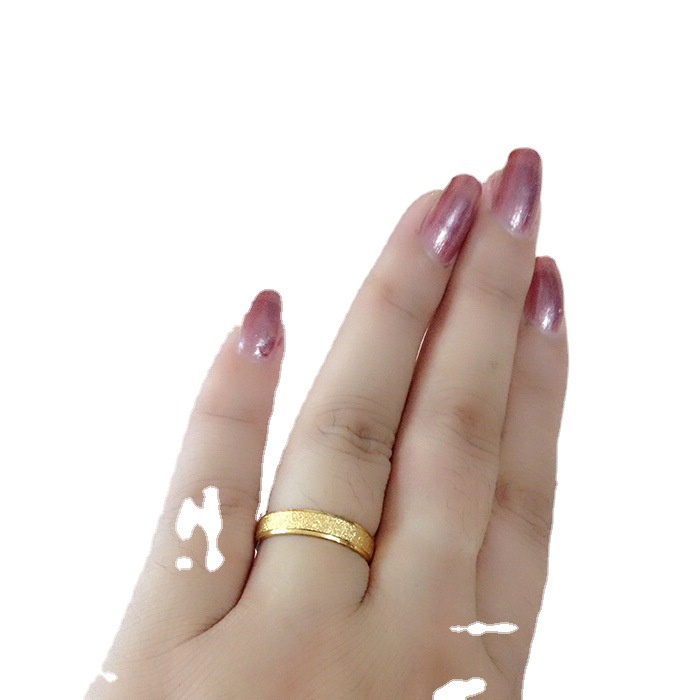 Goldkingdom Aksesoris Perhiasan Fashion Ready Stock Cincin Couple Pria Dan Wanita Untuk Menikah Dengan Cincin Ekor