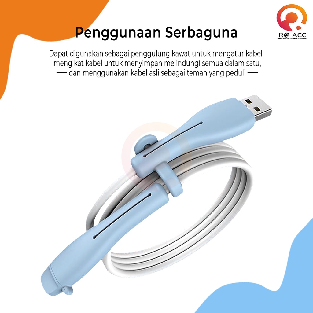 [RO ACC] NVN-PKD03 CASE COVER SILIKON PELINDUNG UJUNG KABEL DATA CHARGER CASAN