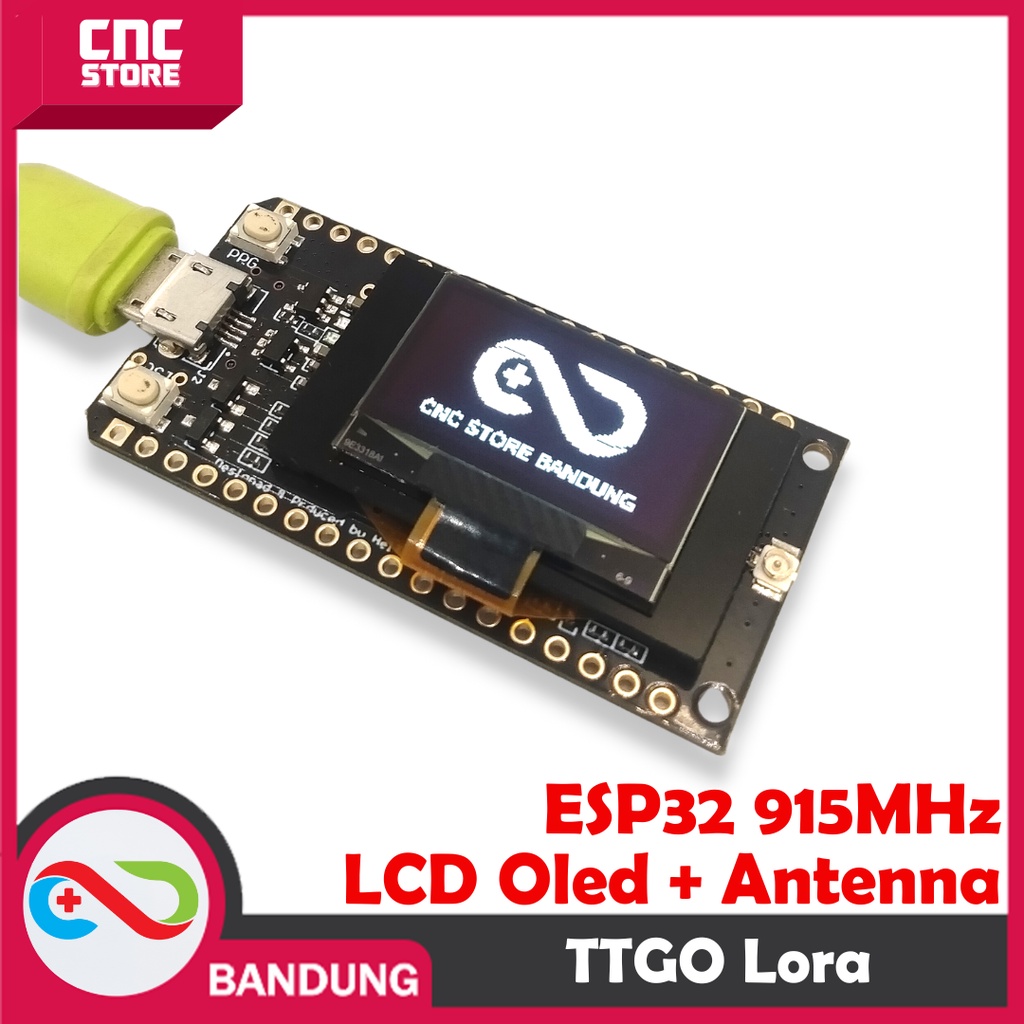 TTGO LoRa ESP32 915MHz SX1276 LCD OLED Bluetooth WIFI Antenna