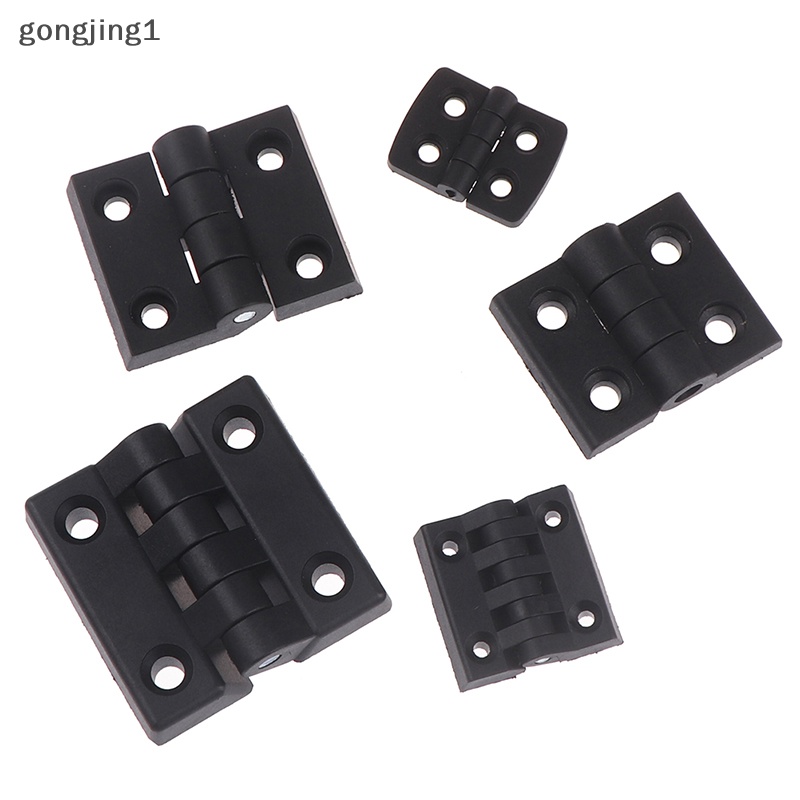 Ggg 1PCS Engsel Kecil Hitam Mini Plastik Bantalan Pintu Pantat Lemari ABS Hinge ID